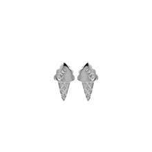 Φόρτωση εικόνας στο εργαλείο προβολής Συλλογής, Σκουλαρίκια παγωτό χωνάκι από ασήμι σε 2 Αποχρώσεις
