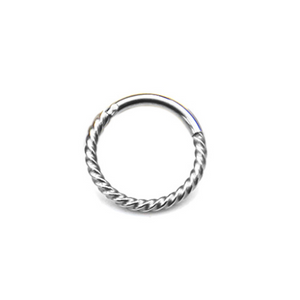 Κρίκος Hinged Septum 1.2mm Στριφτός Titanium