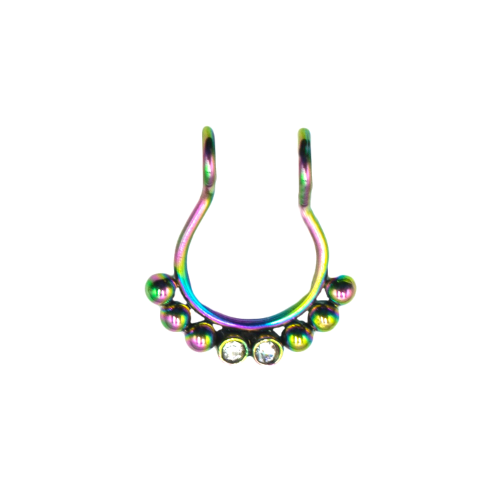 Septum fake με πέτρες σε 3 αποχρώσεις
