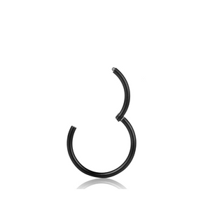 Κρίκος Hinged Septum μαύρος 1.2mm